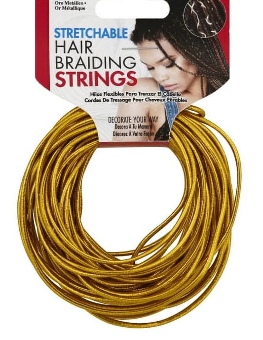 Hair braiding string