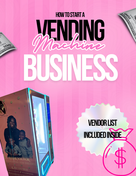 How to start Vending machine business ebook