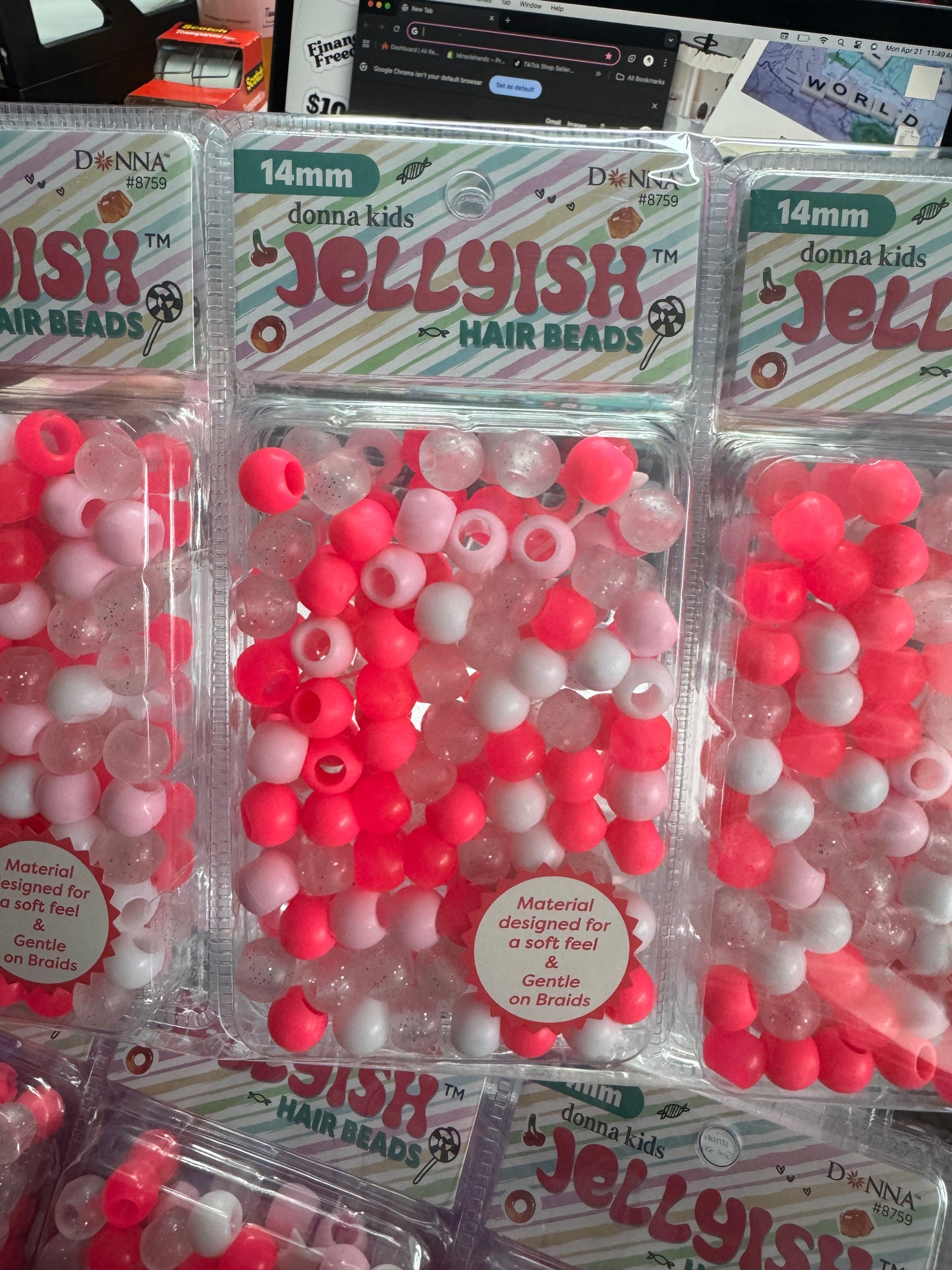 Jellyfish beads