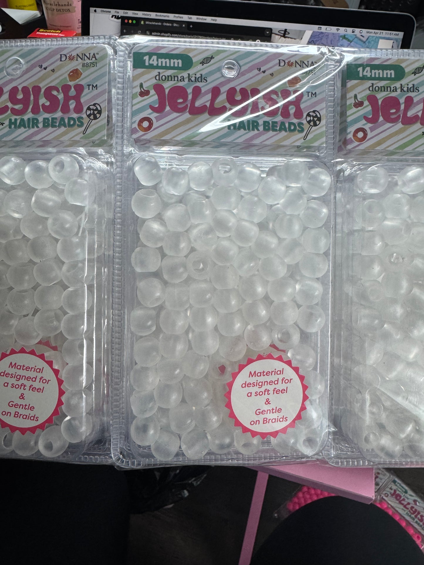 Jellyfish beads